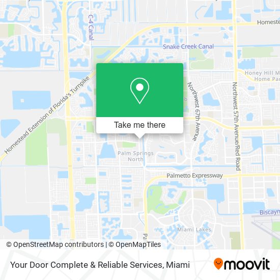 Your Door Complete & Reliable Services map