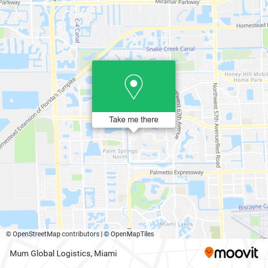 Mum Global Logistics map