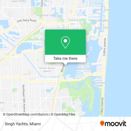 Singh Yachts map