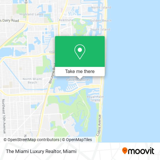 The Miami Luxury Realtor map