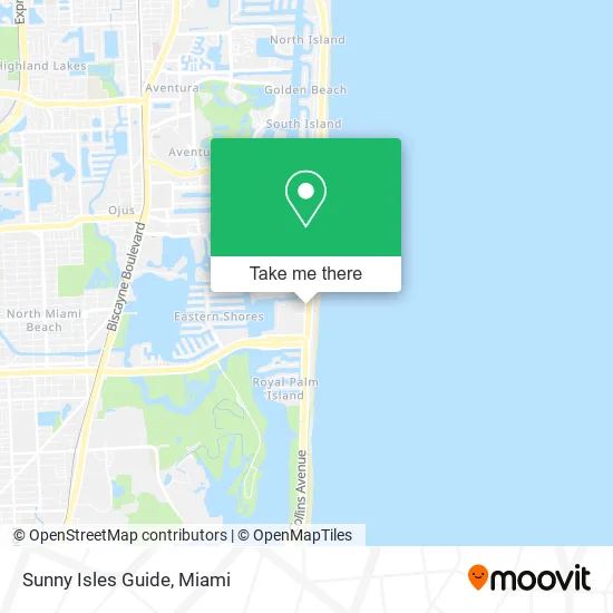 Mapa de Sunny Isles Guide