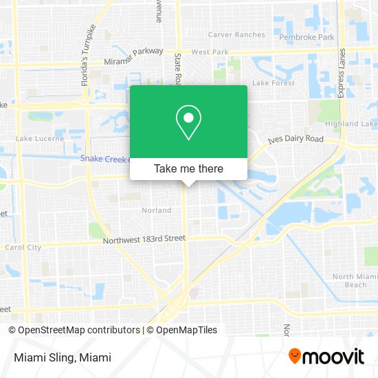 Miami Sling map