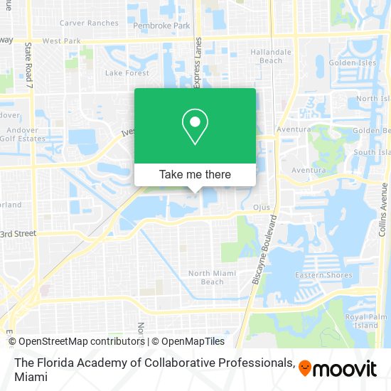 The Florida Academy of Collaborative Professionals map