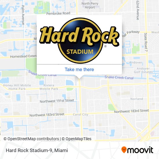 Hard Rock Stadium-9 map
