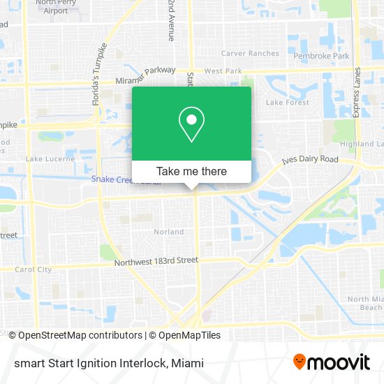 smart Start Ignition Interlock map