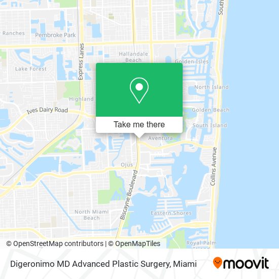 Digeronimo MD Advanced Plastic Surgery map