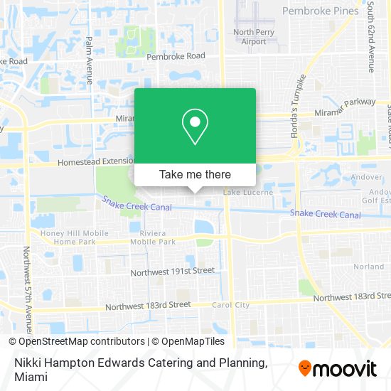 Nikki Hampton Edwards Catering and Planning map