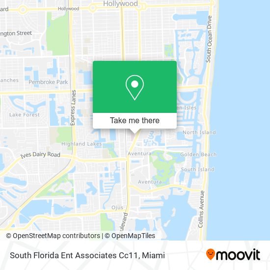 South Florida Ent Associates Cc11 map