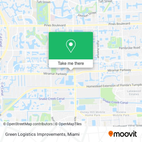 Green Logistics Improvements map