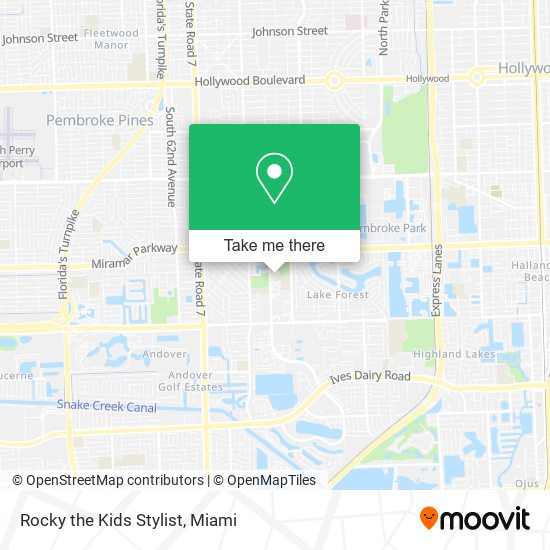 Rocky the Kids Stylist map