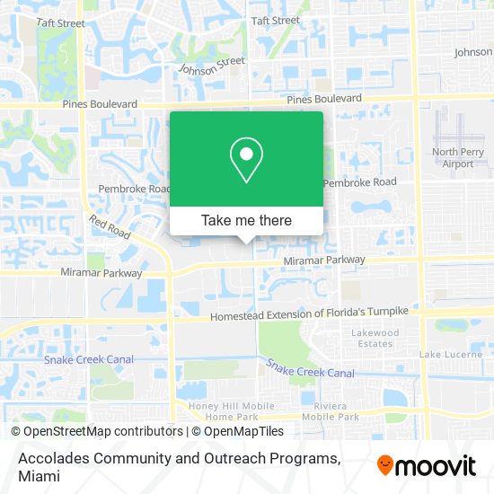 Accolades Community and Outreach Programs map