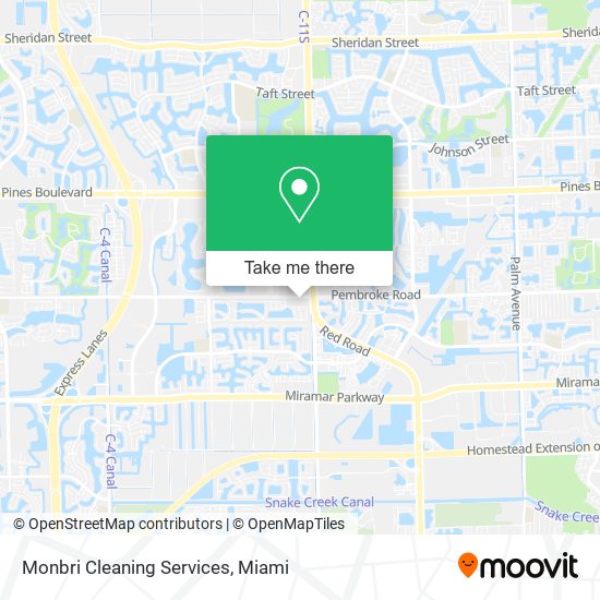 Mapa de Monbri Cleaning Services