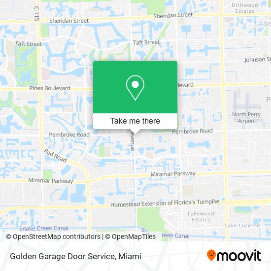 Golden Garage Door Service map
