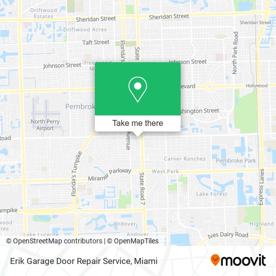 Erik Garage Door Repair Service map