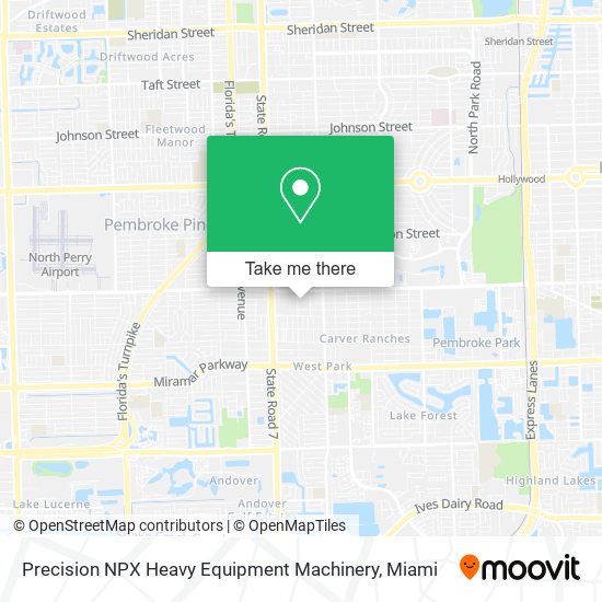 Precision NPX Heavy Equipment Machinery map