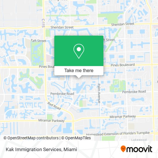 Mapa de Kak Immigration Services