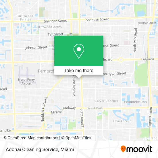 Adonai Cleaning Service map