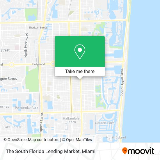 The South Florida Lending Market map