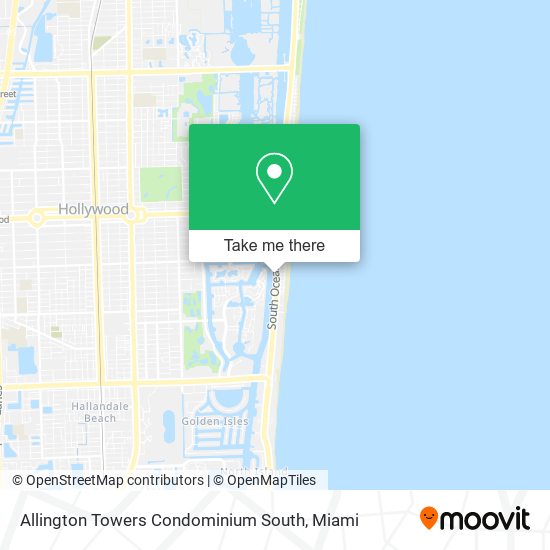 Allington Towers Condominium South map