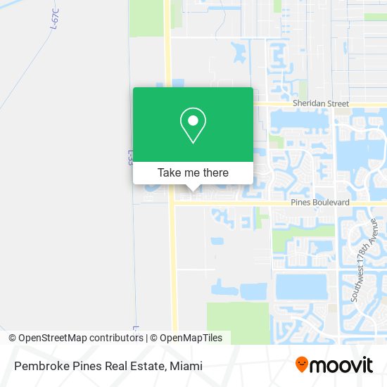 Pembroke Pines Real Estate map