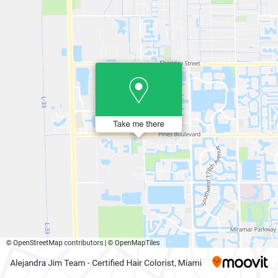 Alejandra Jim Team - Certified Hair Colorist map