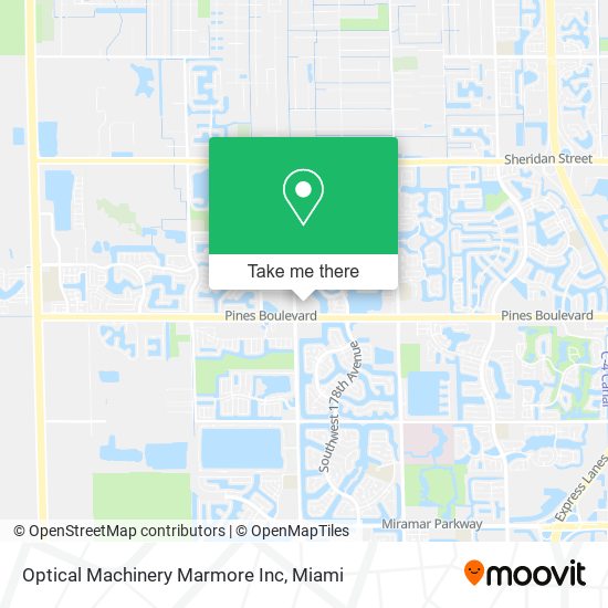Optical Machinery Marmore Inc map