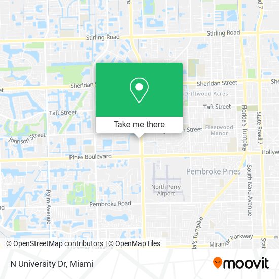 N University Dr map