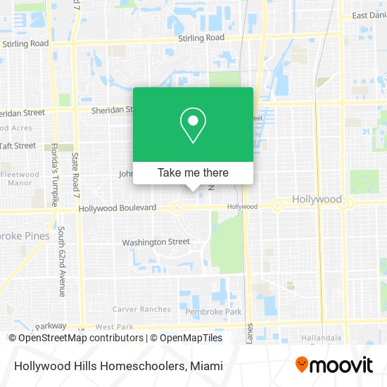 Hollywood Hills Homeschoolers map