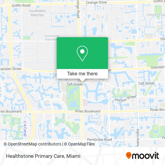 Healthstone Primary Care map