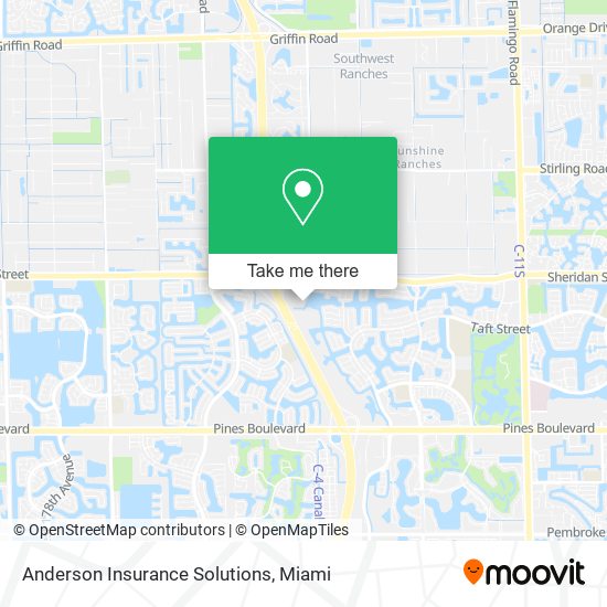 Mapa de Anderson Insurance Solutions