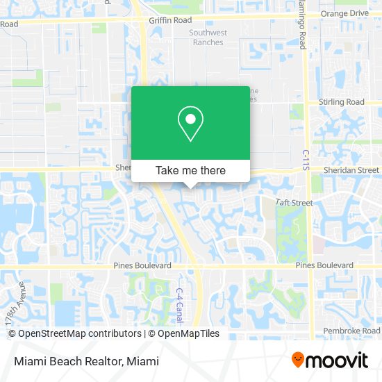 Mapa de Miami Beach Realtor