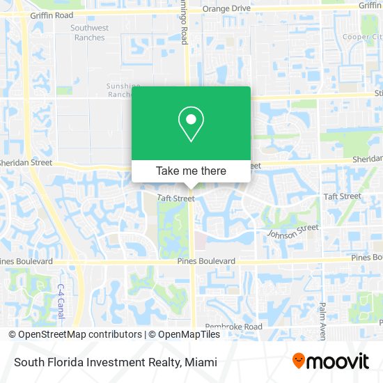 South Florida Investment Realty map