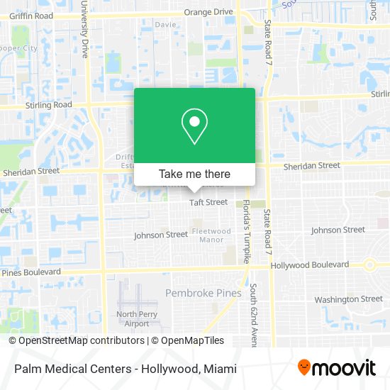 Palm Medical Centers - Hollywood map