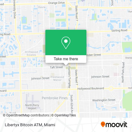 Libertyx Bitcoin ATM map