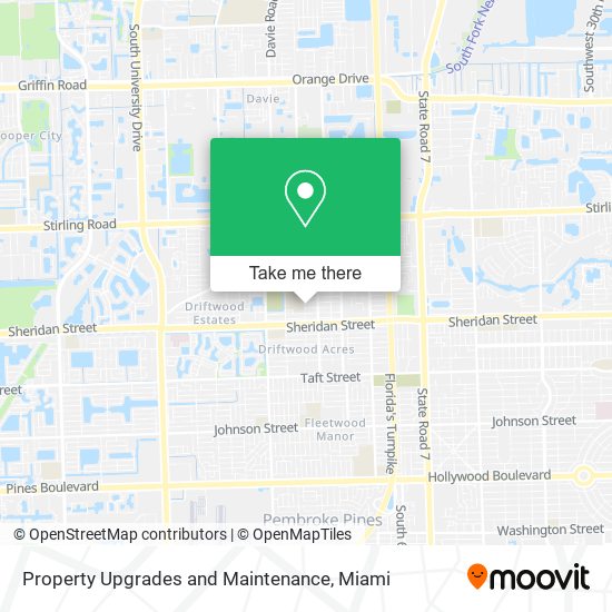 Property Upgrades and Maintenance map