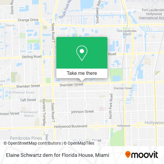 Elaine Schwartz dem for Florida House map