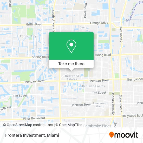 Frontera Investment map