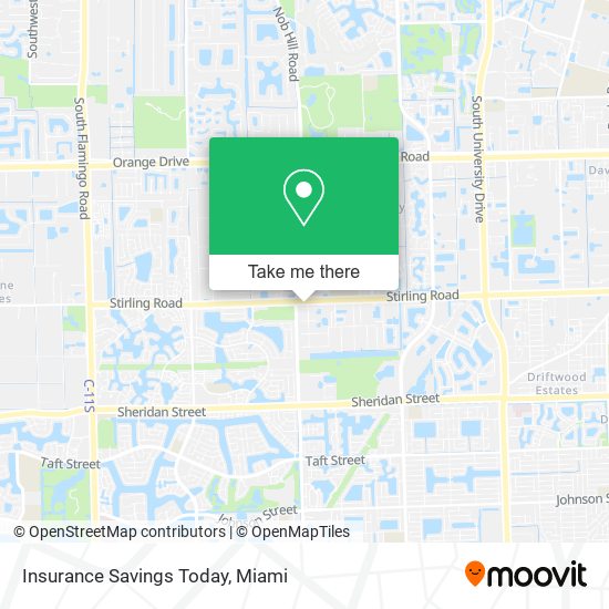 Insurance Savings Today map