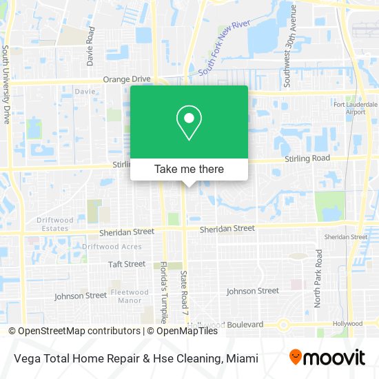 Vega Total Home Repair & Hse Cleaning map