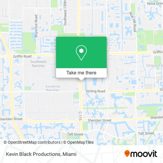 Kevin Black Productions map