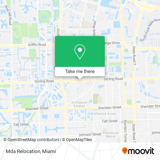 Mda Relocation map