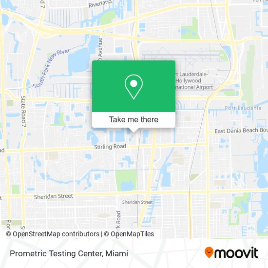 Prometric Testing Center map