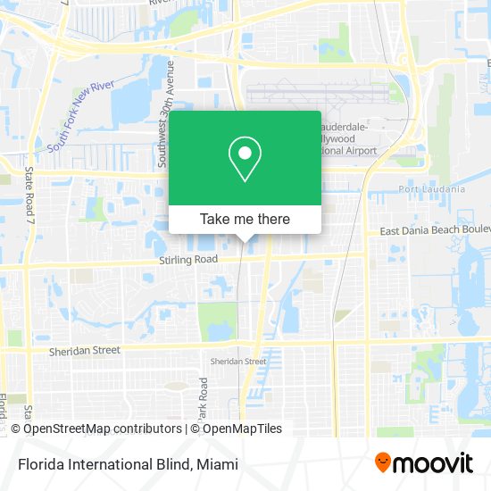Mapa de Florida International Blind