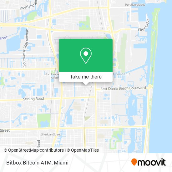 Mapa de Bitbox Bitcoin ATM