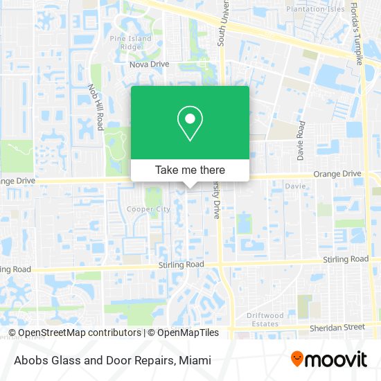 Abobs Glass and Door Repairs map
