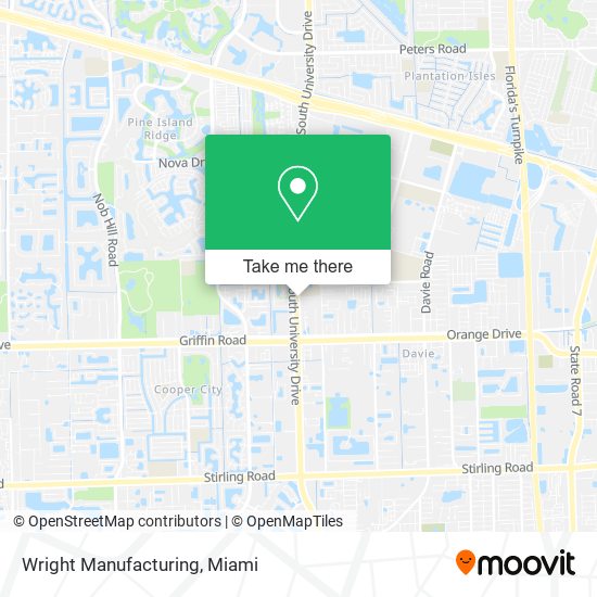 Wright Manufacturing map