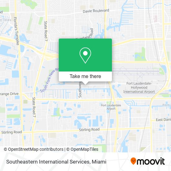 Southeastern International Services map