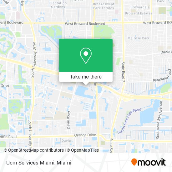 Mapa de Ucm Services Miami