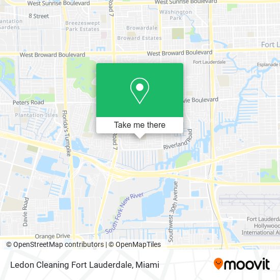 Mapa de Ledon Cleaning Fort Lauderdale