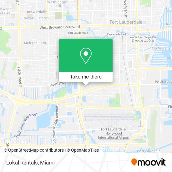 Lokal Rentals map